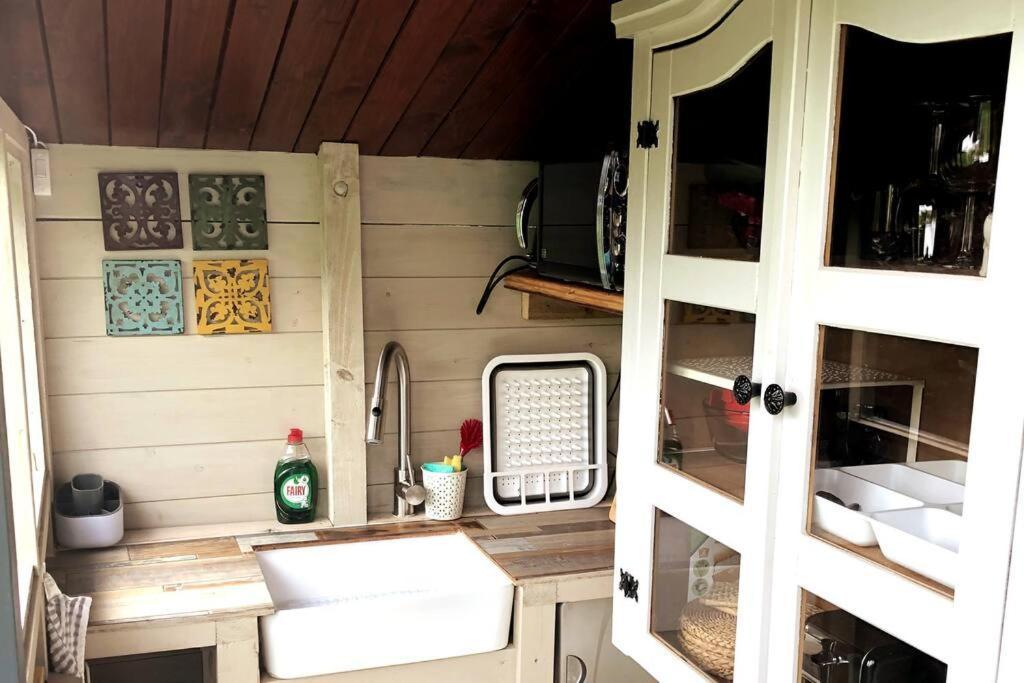 Ferienwohnung Unique Tiny House Near 3 Peaks - The Zedshed Bentham Exterior foto
